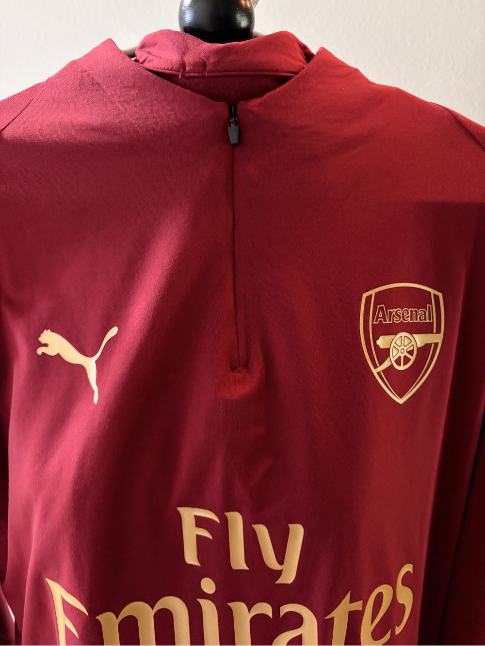 Arsenal Official Training Ground 1/4 Zip - Picture 4 of 6